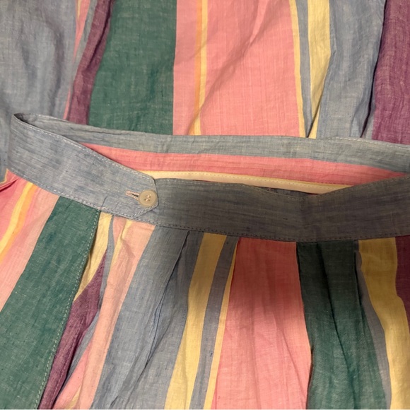 Vintage Brooks Brothers Pastel Striped Skirt - Picture 4 of 4